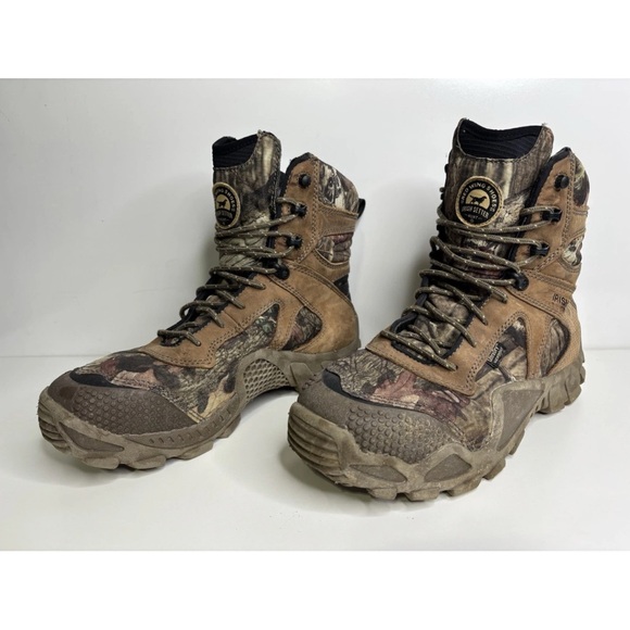 Red Wing Irish Setter Hunt 2874 Waterproof Camo Hunting Boots Mens Size 9 E2.